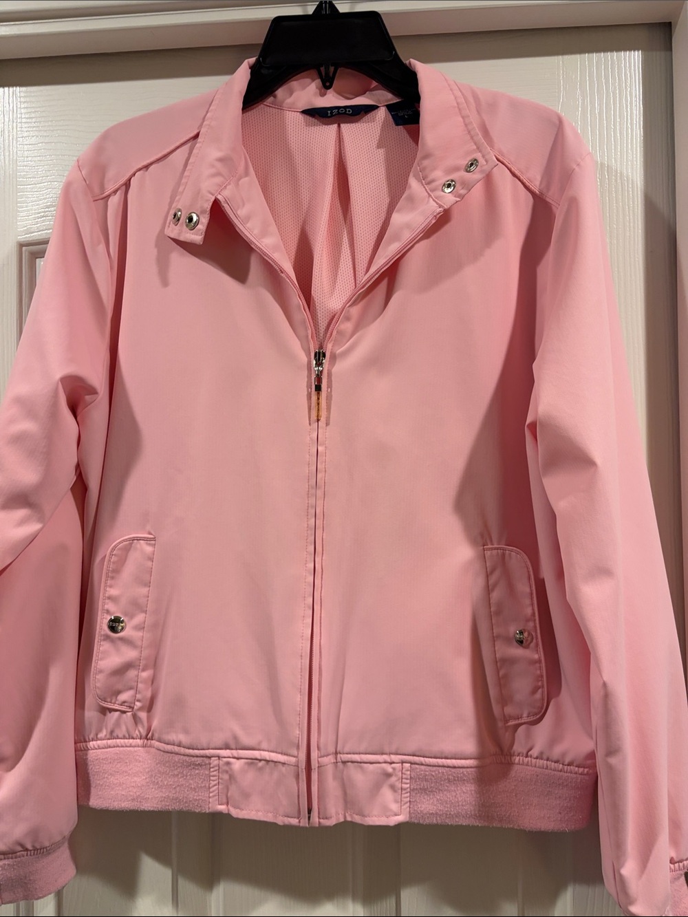Izod Light Pink Women's jacket excellent condition size L - Picture 3 of 7